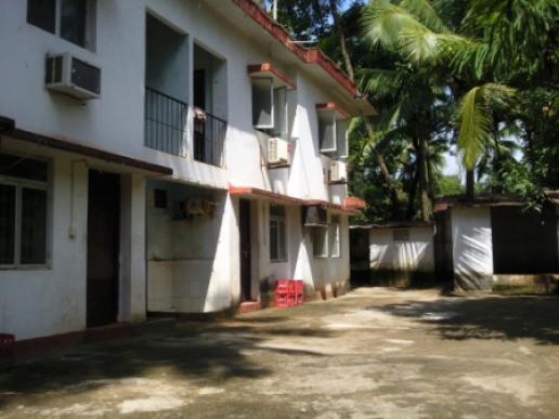 Hotel view with programme stage