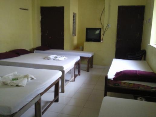 Eight beded hall with 2 built-in toilets