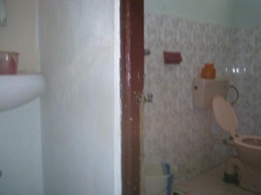 Toilet with outside wash basin