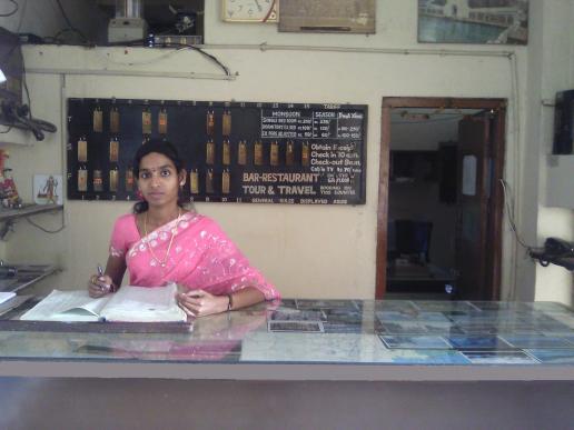 Hotel counter