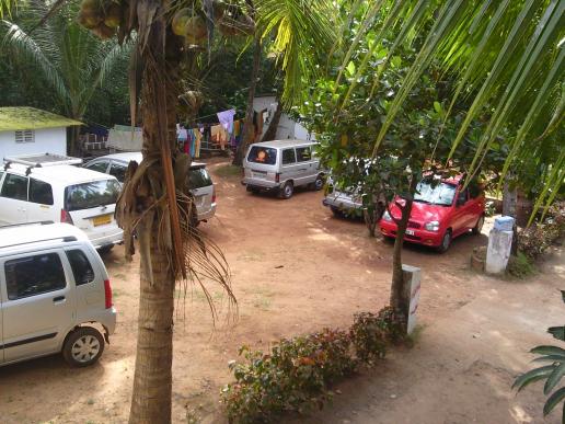 Hotel car park